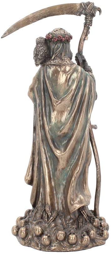 Nemesis Now Santa Muerte Bronze Resin Statue Figurine 2