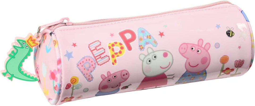 Safta - (812272026) Rundes Federmäppchen Peppa Pig „Having Fun“