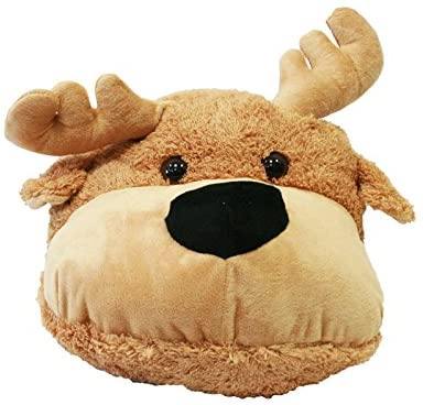 Lilalu 2X Large Plush Moose Slipper - Yachew