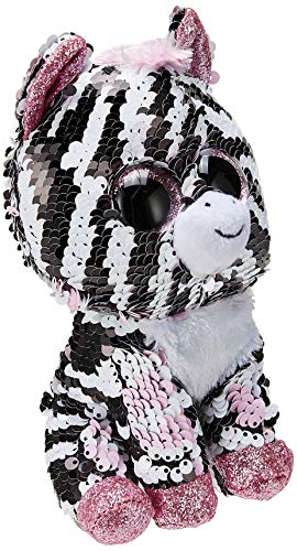 Ty TY36672 Zoey Zebra FLIPPABLE-REG, Mehrfarbig