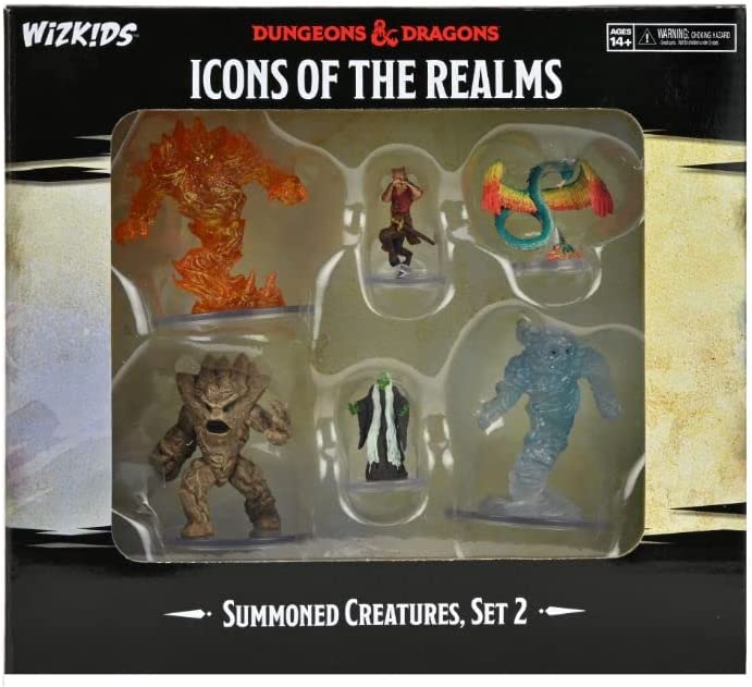 WizKids D&D Icons of The Realms: Summoning Creatures Set 2, Multicolor