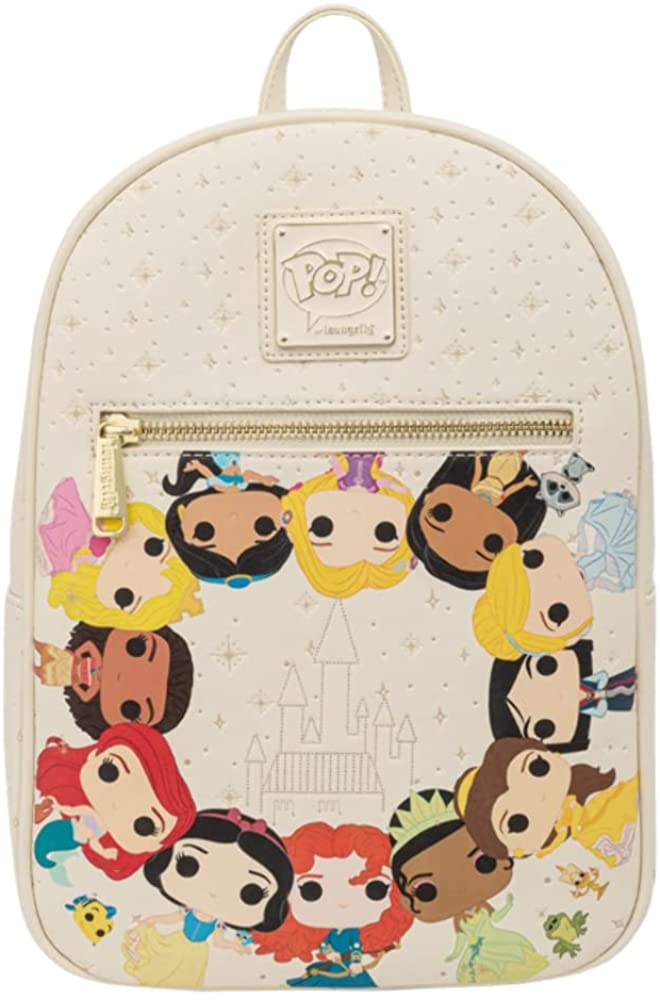 Loungefly Disney Pop! Princesses Circle Mini Backpack