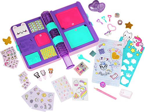 FunLockets Secret Journal, Diary, Activity and Creativity, Sticker and Stationery Set, Secret Writing, Drawing and Doodling, Aged 6 Years Plus