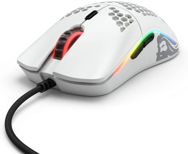 Glorious Model O USB RGB Odin Gaming Mouse - Matte White