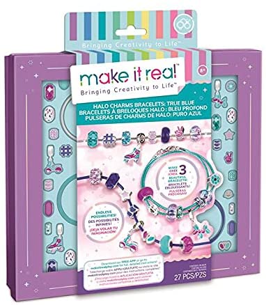 Make It Real 1721 Ensembles de fabrication de bijoux pour enfants, multicolores