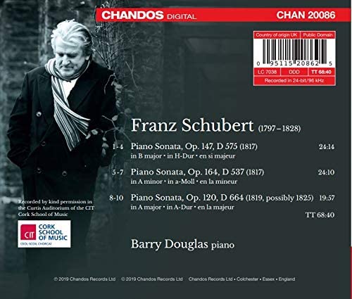 Schubertworks Solo Piano [Barry Douglas] [Chandos: CHAN 20086] [Audio CD]