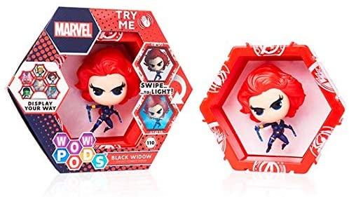 WOW! PODS Avengers-Kollektion – Black Widow | Leuchtende Superhelden-Wackelkopffigur | Offizielle Marvel-Spielzeuge, Sammlerstücke und Geschenke