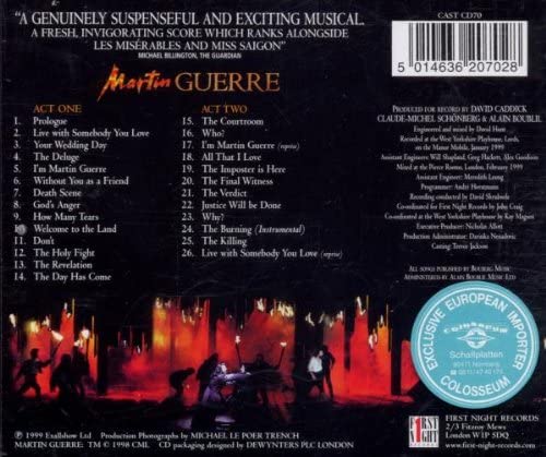 Martin Guerre – Besetzungsaufnahme 1999 [Audio-CD]