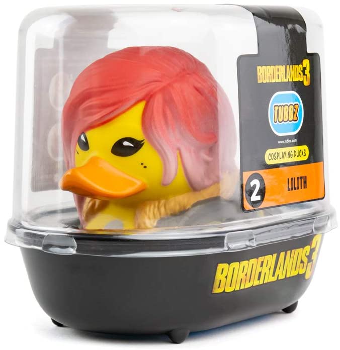 Borderlands 3 Lillith Tubbz Collectable Duck – Officially Licensed Collectable Cosplay Duck – Unique Collectable Borderlands 3 Cosplay Figurine – Borderlands 3 Lillith Collectable Rubber Duck