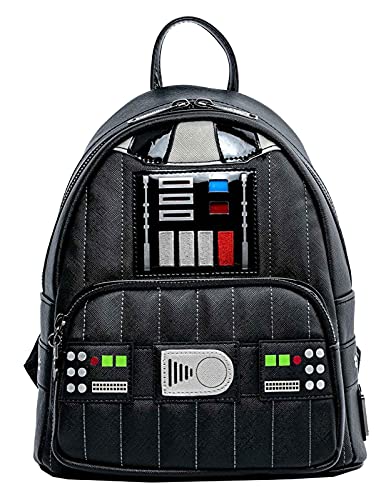 Loungefly Star Wars Darth Vader Light Up Mini Rucksack, Schwarz, Standard,