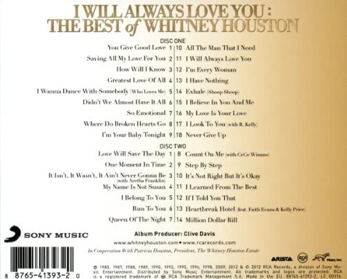 I Will Always Love You: The Best Of Whitney Houston  - Whitney Houston [Audio CD]