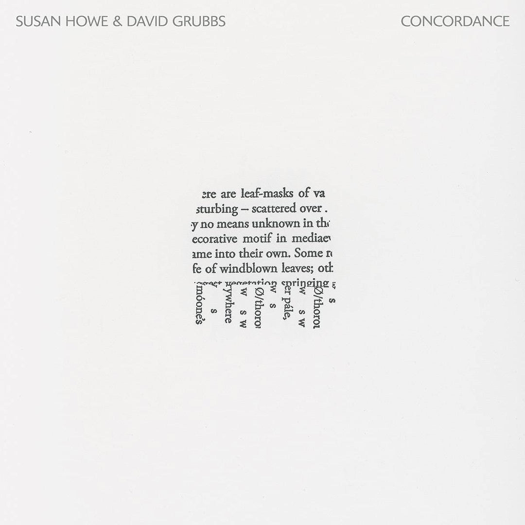 Howe,Susan & Grubbs,David - Concordance [VInyl]