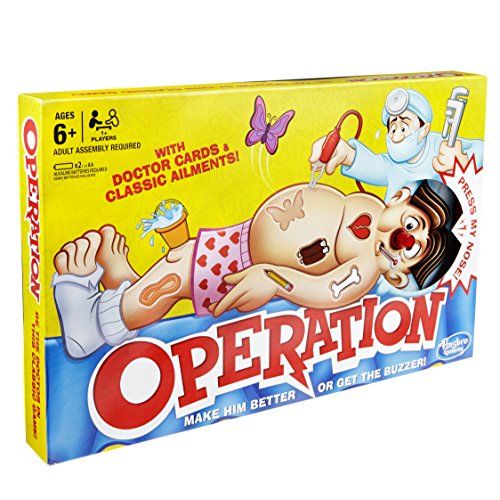 Juego de operación clásico de Hasbro Gaming