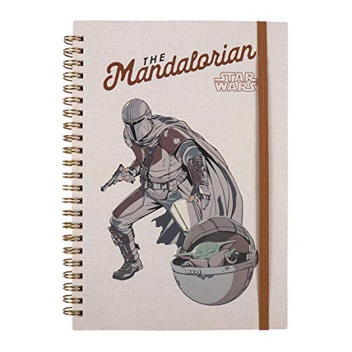 Cerda Mandalorian The Child Briefpapier-Set mit Notizbuch, Aufklebern und Clip-Off