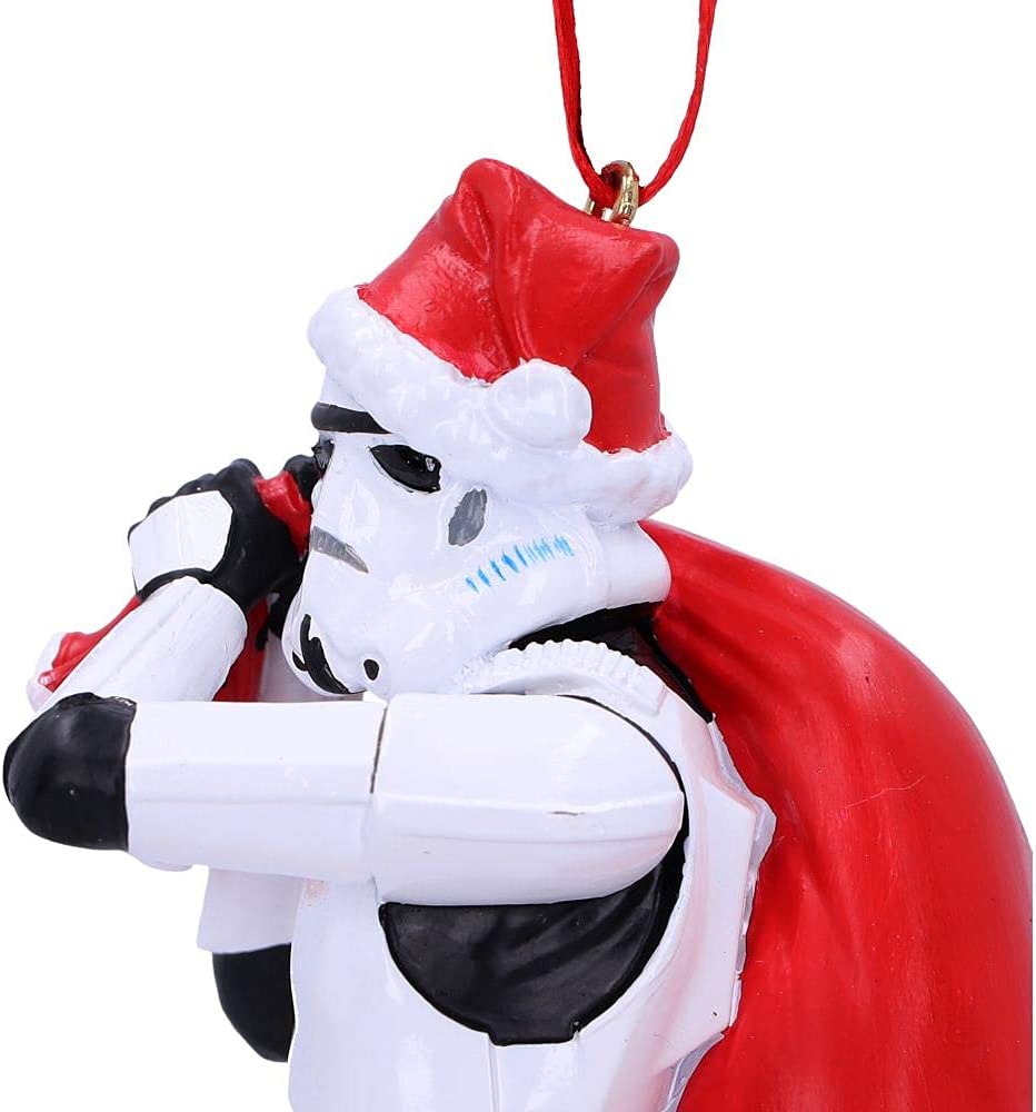 Nemesis Now Stormtrooper Weihnachtssack-Hängeornament, 13 cm, Weiß