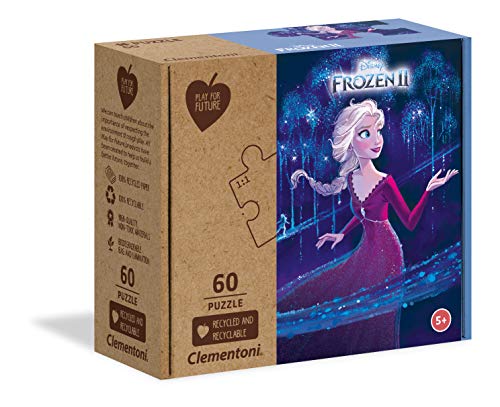 Clementoni - 27001 - Disney Frozen 2 - 60 Pieces - Made In Italy - 100% Recycled