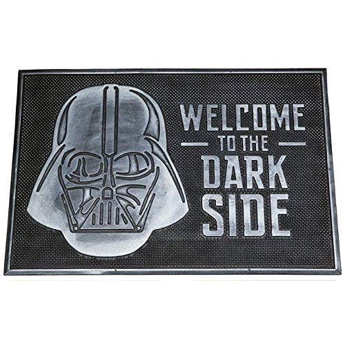 Pyramid International Star Wars Welcome to Dark Side Rubber Door Mat, Black, 40