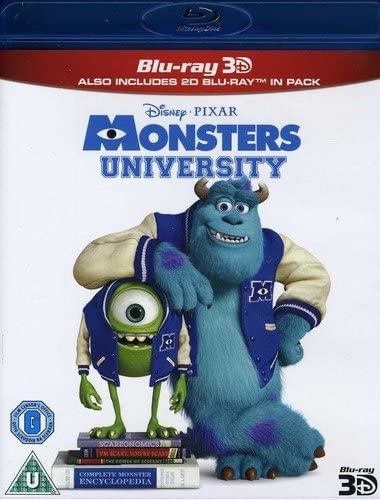 Monsters University (Blu-ray 3D + Blu-ray) [2017] [Regio vrij]