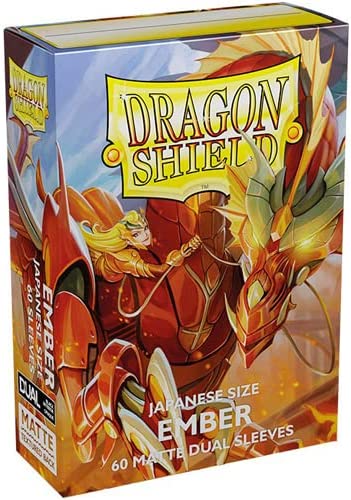 UNIT Dragon Shield Japanese Size Dual Matte - Ember (60 ct.)