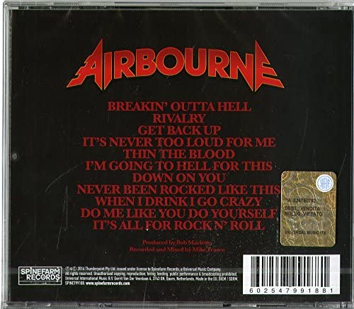 Breakin' Outta Hell Airbourne - [Audio CD]