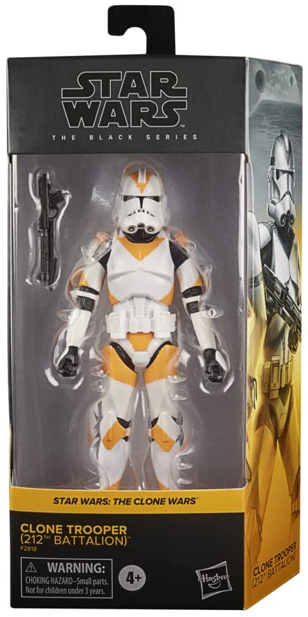 Star Wars The Black Series Clone Trooper (212. Bataillon) Spielzeugstern im 15-cm-Maßstab