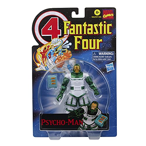 Hasbro Marvel Legends Series Retro Fantastic Four Psycho-Man 6-Zoll-Actionfigur