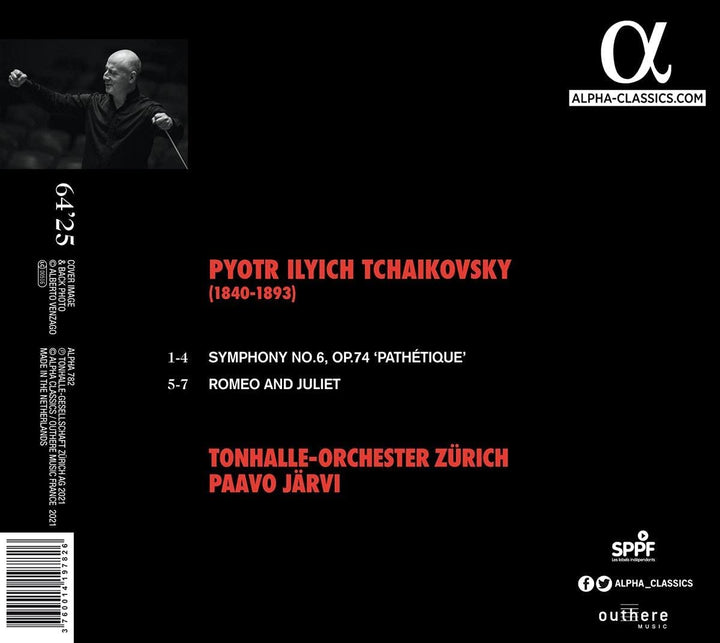 Paavo Järvi - Tchaikovsky: Symphony No. 6 'Pathtique' & Romeo and Juliet [Audio CD]