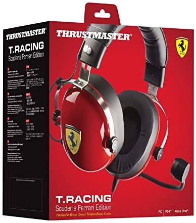 Thrustmaster T.Racing Scuderia Ferrari - Multiplatform Gaming Headset - PS4/Xbox/PC/Mobile