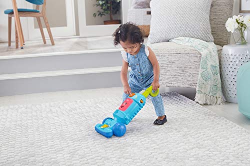 Fisher-Price FNR97 Laugh Light-up Learning Vacuum, jouet à pousser pour bébés et jeunes enfants. 3