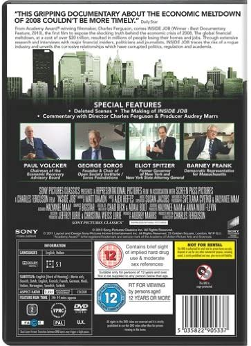 Inside Job - Documentary [2011] [DVD]