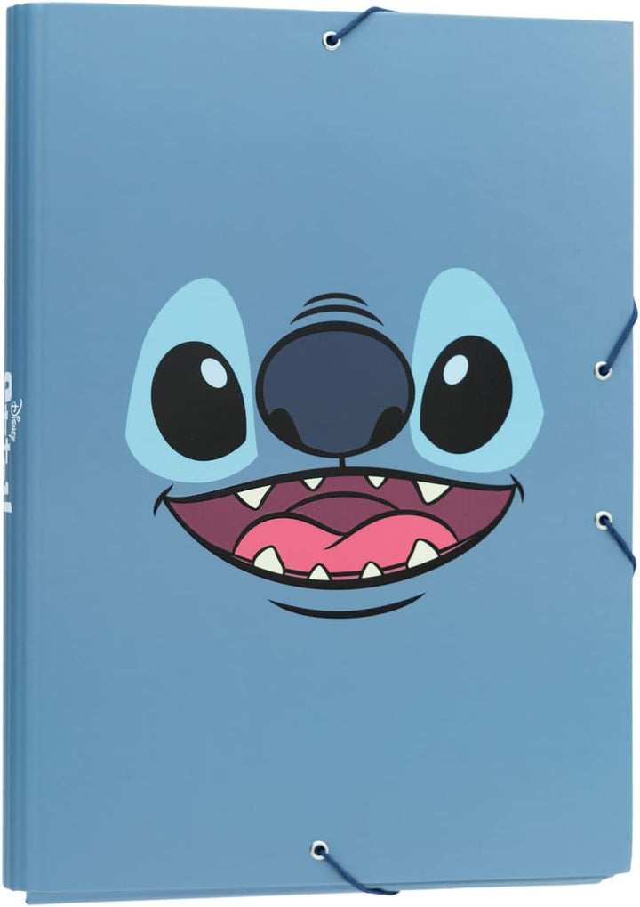 Grupo Erik Disney Stitch Tropical Premium A4 File Folder | 13.4 x 10 inches - 3 Flap Folder | Document Organizer