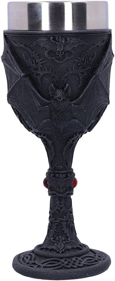 Nemesis Now Dark Fang Goblet 18.5cm, Black