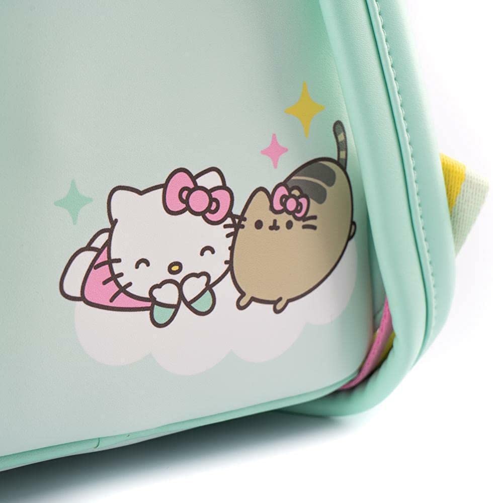 Loungefly Hello Kitty &amp; Pusheen Rainbow Mini-Rucksack