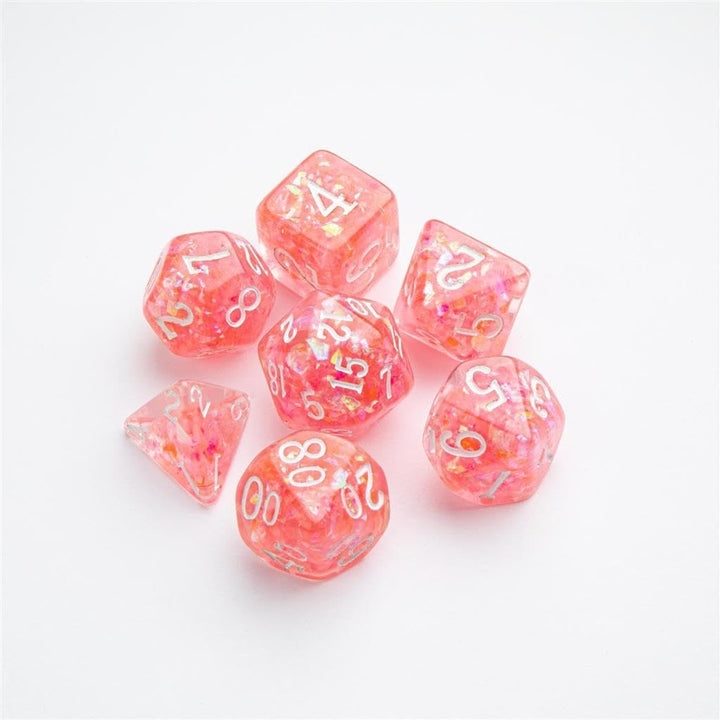 Candy-Like Series RPG Dice Set | Set of 7 Dice in a Variety of Sizes Designed for Roleplaying Games