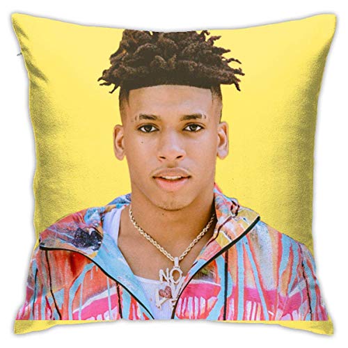 DJNGN NLE Choppa Square Decorative Pillow Case NLE Choppa Multicoloured Generald