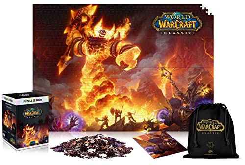 World of Warcraft Classic: Ragnaros | 1000-teiliges Puzzle | inklusive Poster