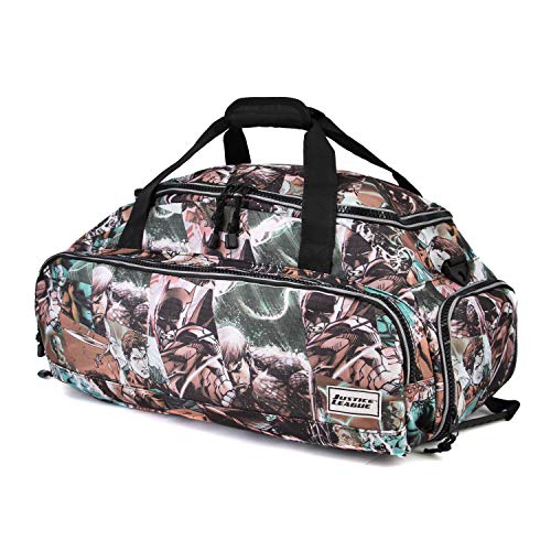 Karactermania Justice League Comics-Nomad Sport Duffel, 57 cm, 13,5 l, Grau