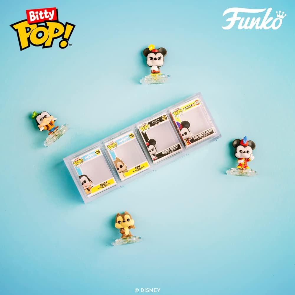 POP! Vinyl: Bitty POP: Disney – Zauberer Mickey 4er-Pack 