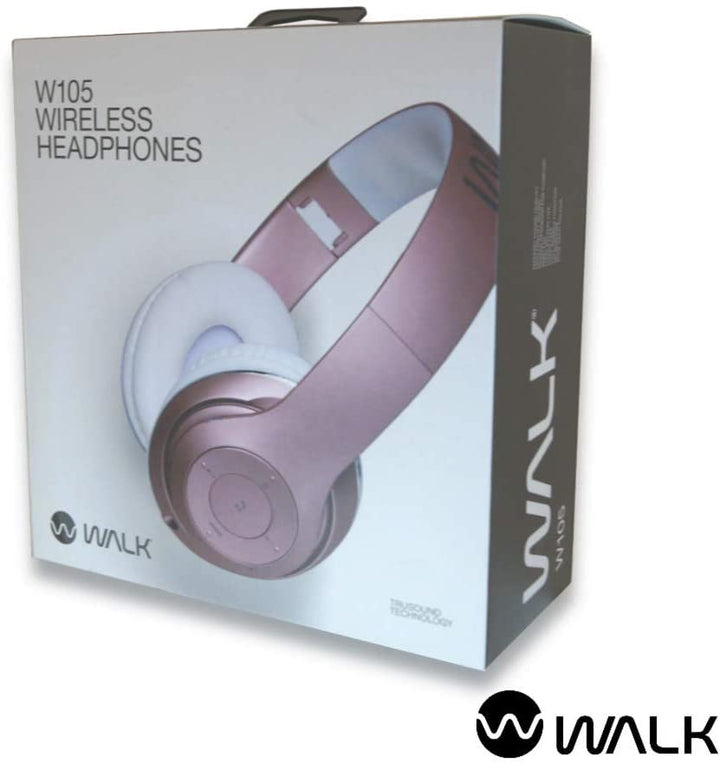 Walk Audio Rose Gold Wireless Headphones