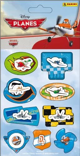 Disney Planes – Lustige Aufkleber – Panini – Packung mit 9 x 3D-Aufklebern