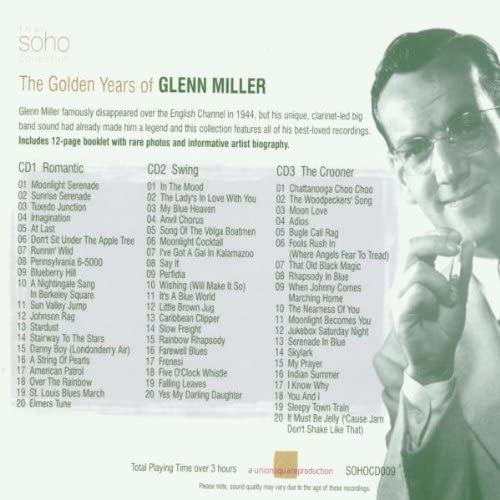 The Golden Years of Glenn Miller [Audio CD]