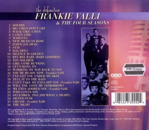 The Definitive Frankie Valli & The Four Seasons - The Four Seasons [Audio CD]