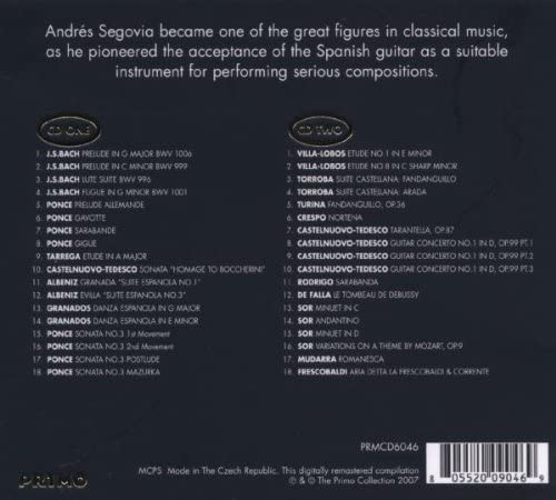 The Spanish Guitar Magic Of Andres Segovia - Segovia [Audio CD]