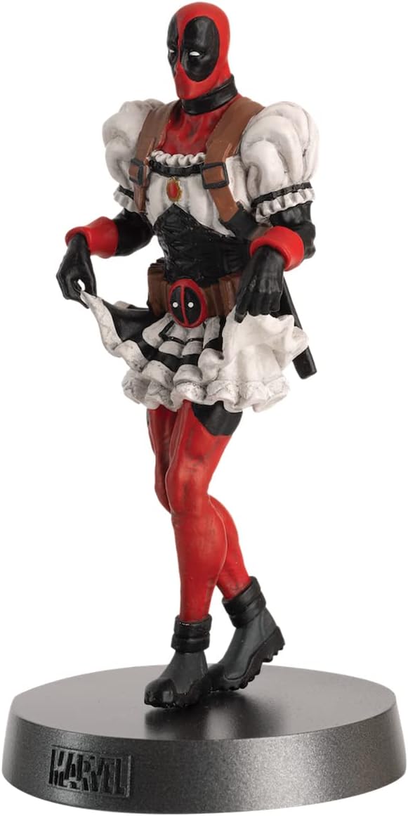 Eaglemoss Collections Marvel - Deadpool as a French Maid Marvel Comics Figurine