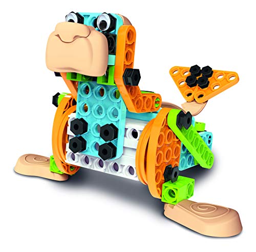 Clementoni Maker´s Lab 55374 Maker´s Lab – Animales en movimiento Bauset, Mehrfarbig