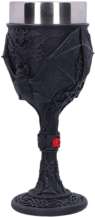 Nemesis Now Dark Fang Kelch 18,5 cm, Schwarz