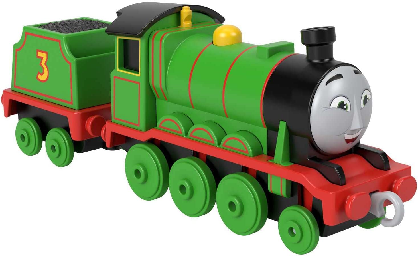 Thomas & seine Freunde – Alle Lokomotiven fahren! Henry Metall-Schiebelokomotive – Druckgusszug mit Tender für Kinder ab 3 Jahren