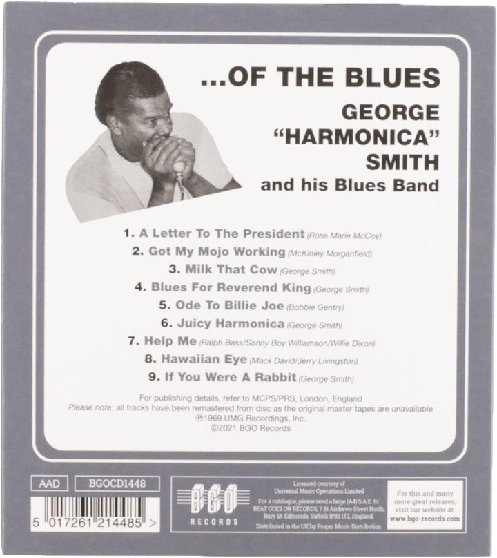 George "Harmonica" Smith - ...Of The Blues [Audio CD]