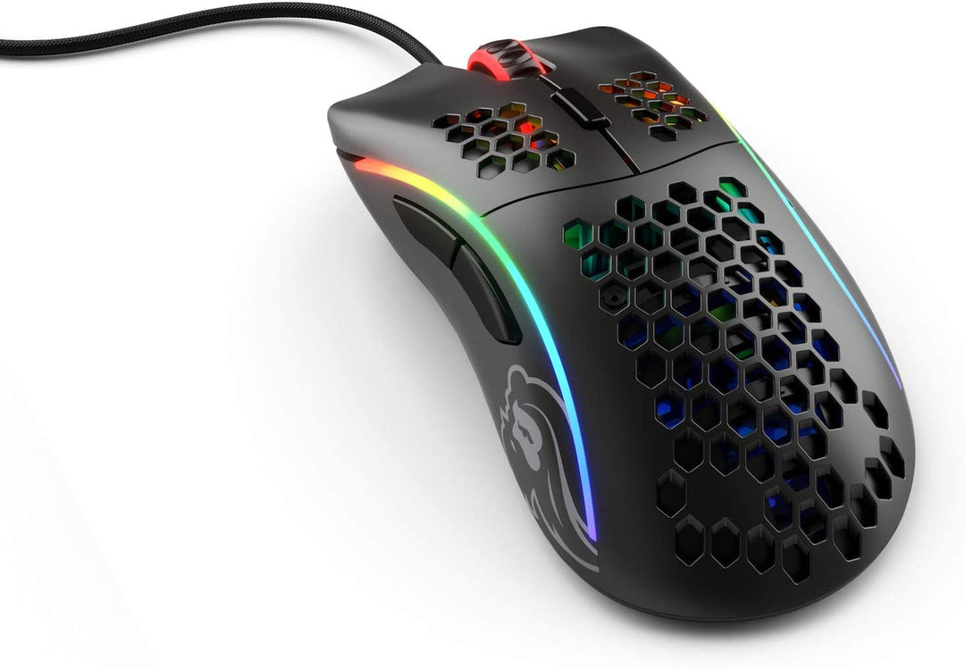 Glorious PC Gaming Race Model D Gaming Mouse - Matte Black, Ergonomic Lightweight Design for PC Gaming
