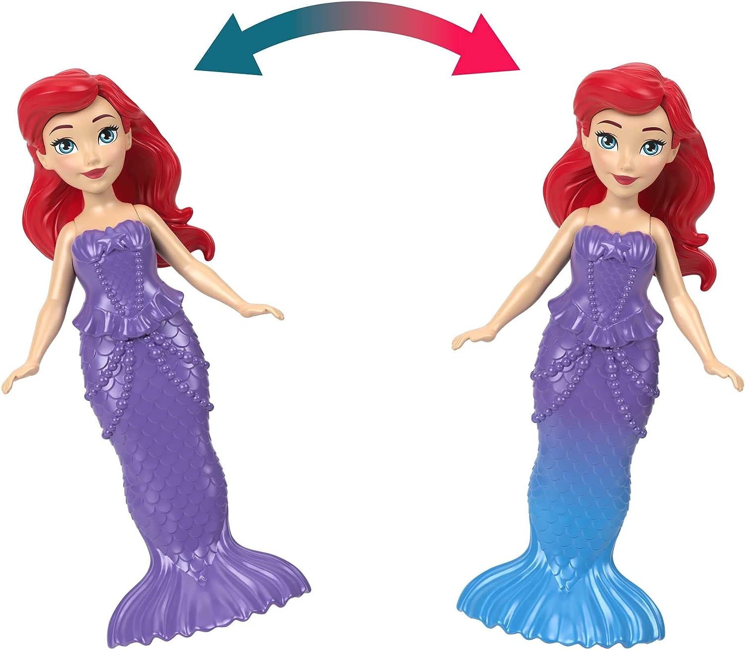 Disney Princess Ariel Stackable Castle Doll House Playset with Doll & Flounder Figure 7